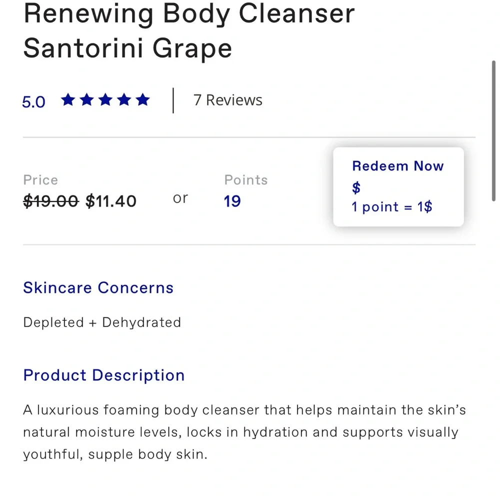 Korres renewing body cleanser - Picture 2 of 5